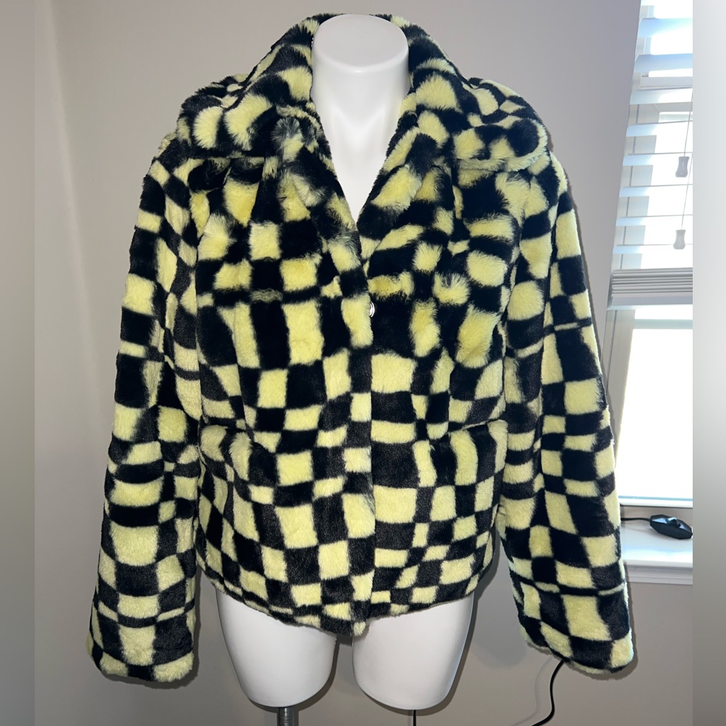Dolls Kill X Girlfriend Material Fur Jacket